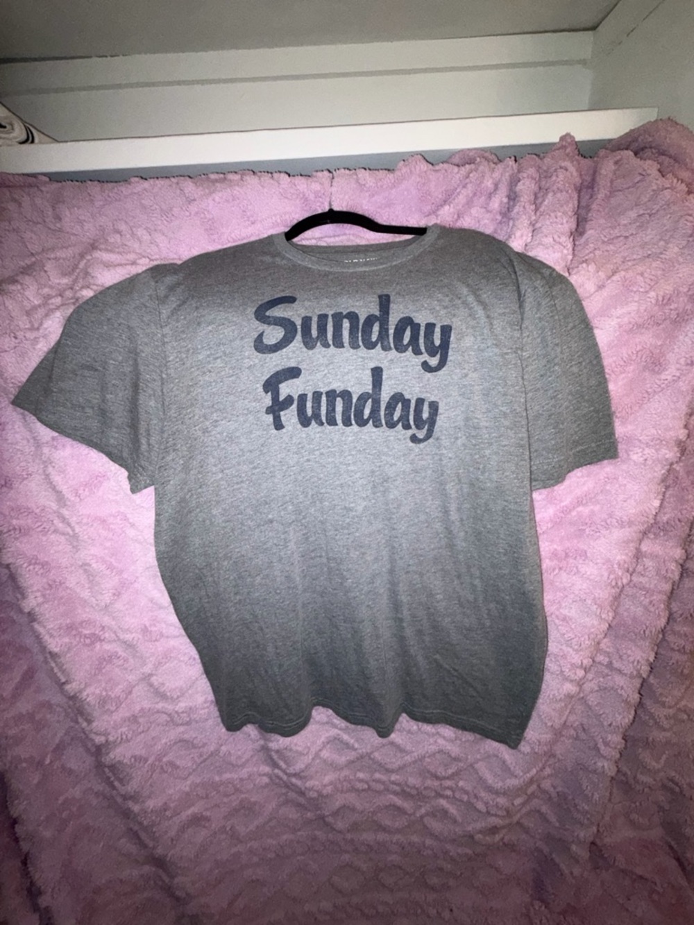 Old Navy Gray 'Sunday Funday' Graphic Tee